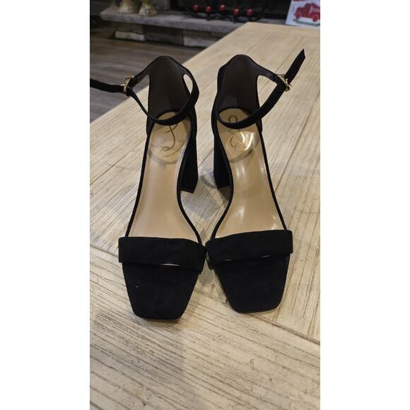 Sam Edelman Women's Daniella Block Heel Sandals Black Size 8.5 - Picture 1 of 8